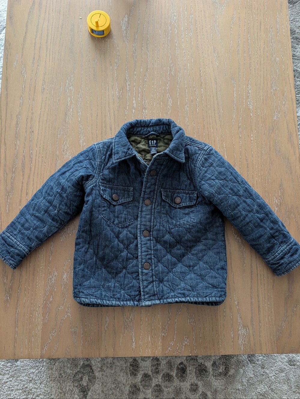 Quilted Gap Girls Jean Jacket 4T